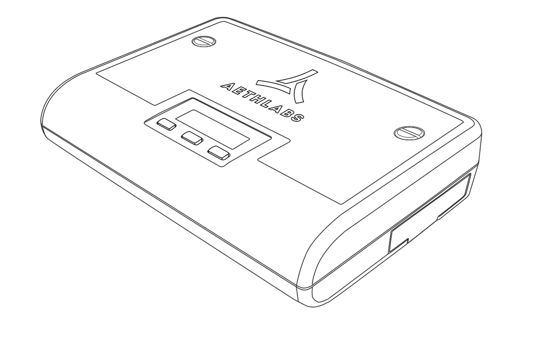 AethLabs MA300 device at skew angle