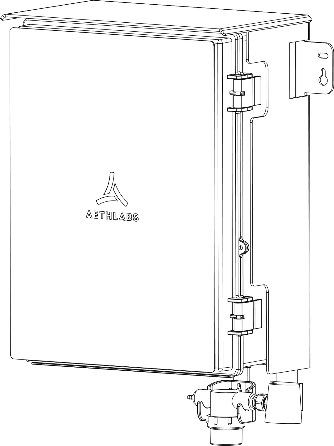 AethLabs MA450 device at skew angle