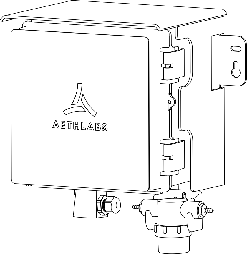 AethLabs AL80 device at skew angle